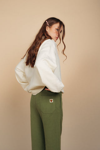 Ribbed Pants - Pistachio